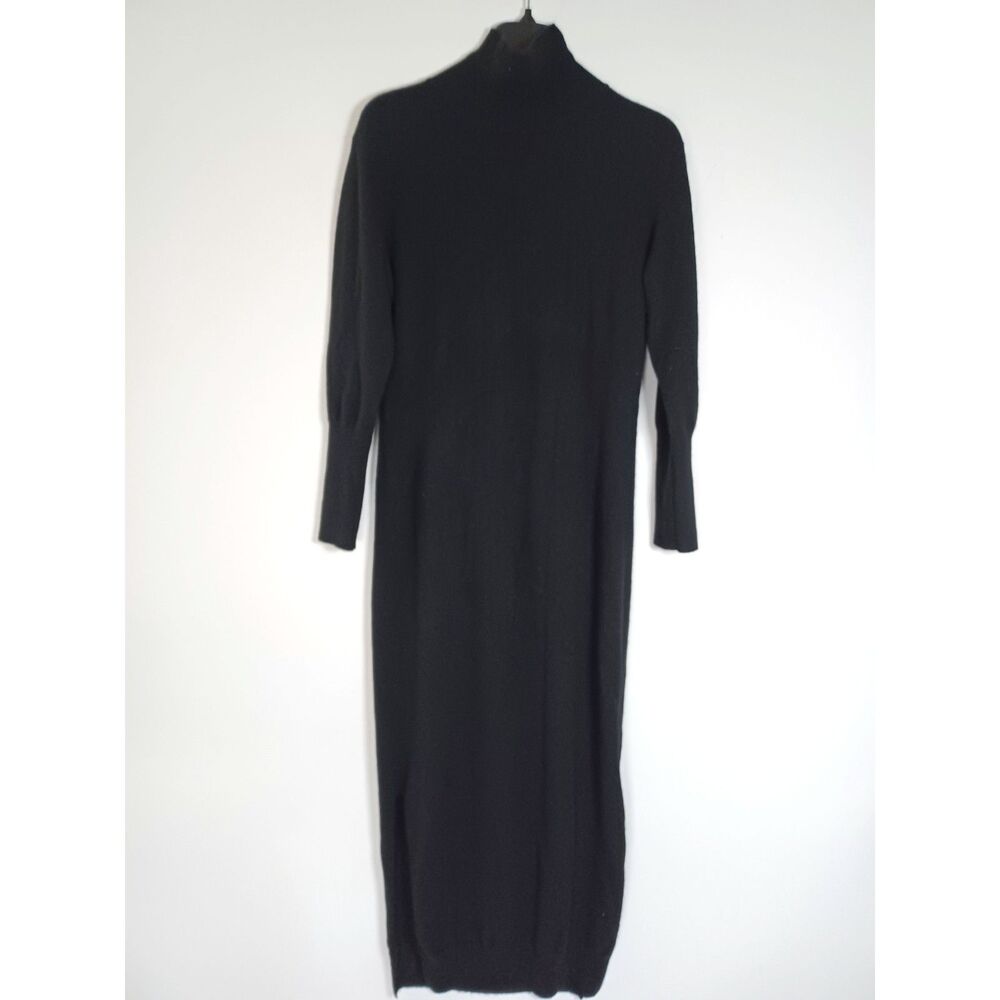 Naadam Signature Cashmere Dress Small Slits Msrp:$298.00 Quiet Luxury Minimalist
